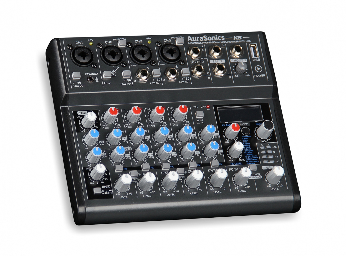 AuraSonics K8 компактный микшерный пульт в Великом Новгороде