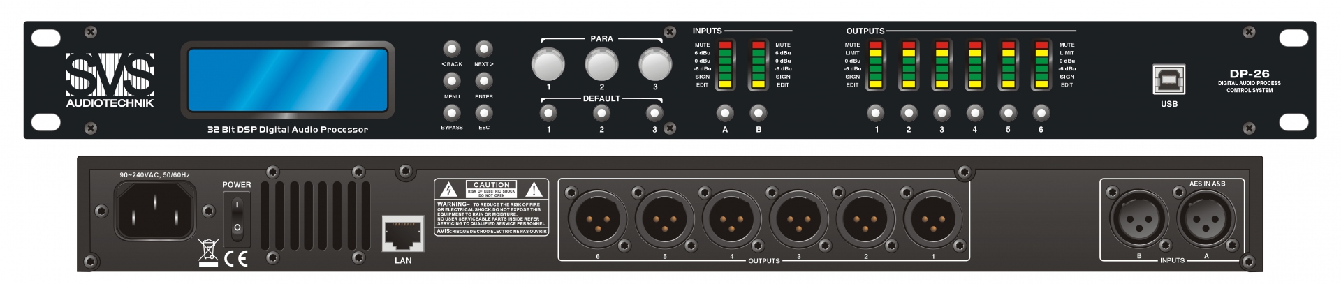 SVS Audiotechnik DP-26 Цифровой процессор: 2 входа 6 выходов в Великом Новгороде