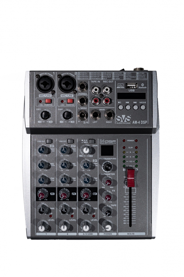 SVS Audiotechnik mixers AM-4 DSP Аналоговый микшерный пульт, 4-канала в Великом Новгороде