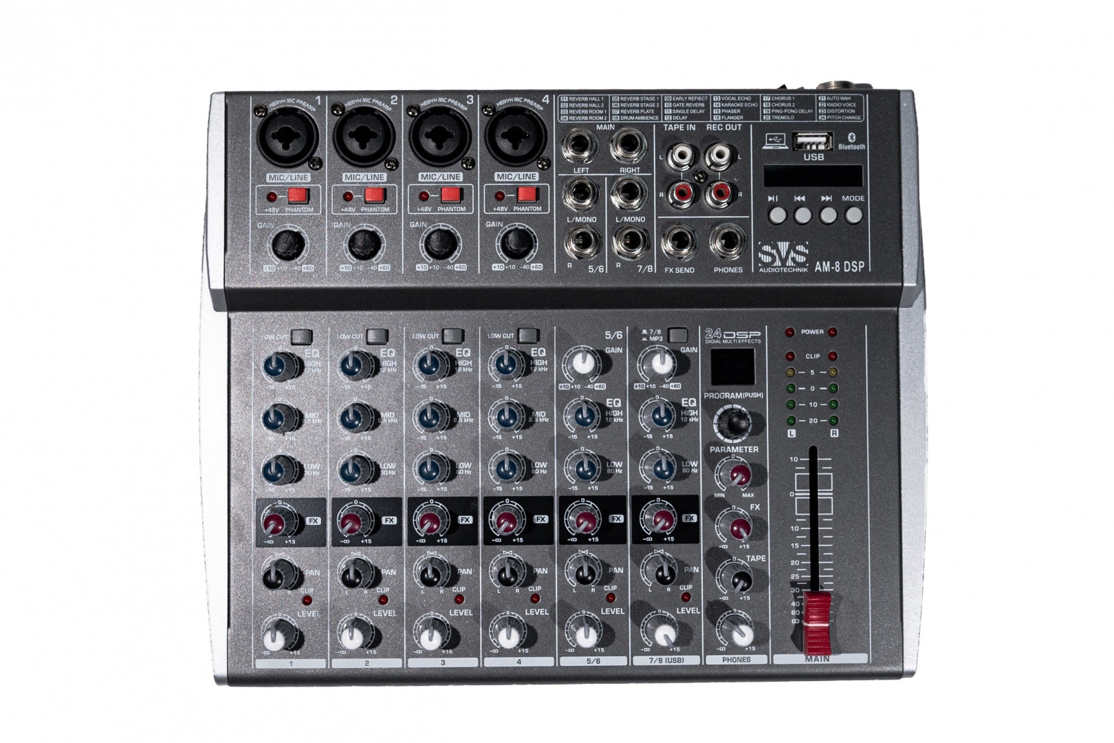 SVS Audiotechnik mixers AM-8 DSP Микшерный пульт аналоговый, 8-канальный в Великом Новгороде